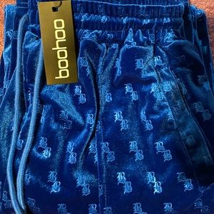 BooHoo Velour Pants
